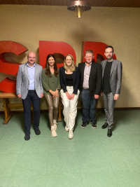 mit Bastian Wojek, Michaela Ebner, Anna Hofmann und Christoph Rösch